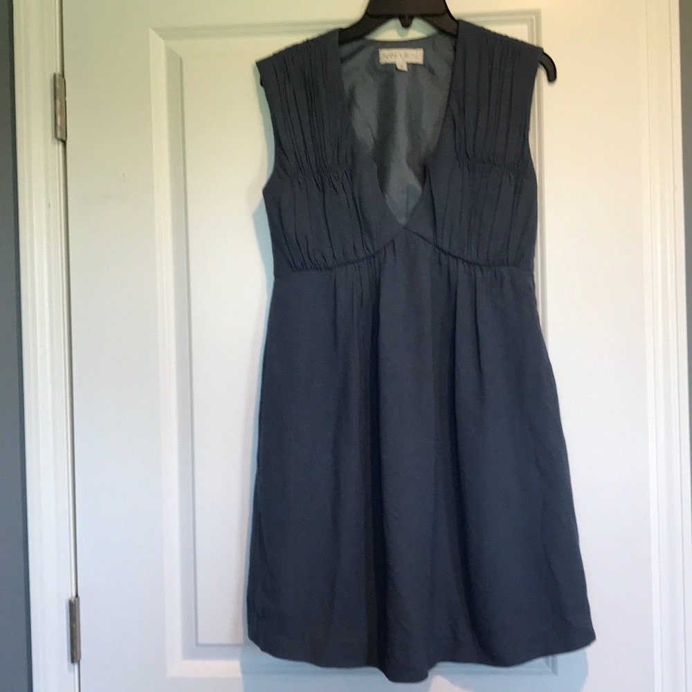 Dusty Blue Nancy Rose Dress